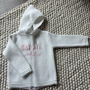 Embroidered "Sarah" Hoodie Size 24 Months